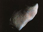 Gaspra war der erste Asteroid, den eine Sonde aus der Nähe aufnahm. 