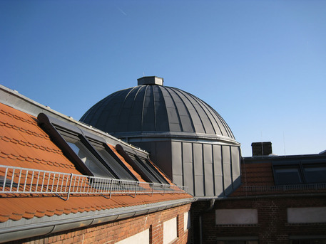 Die Außenkuppel des neuen Potsdamer Planetariums.