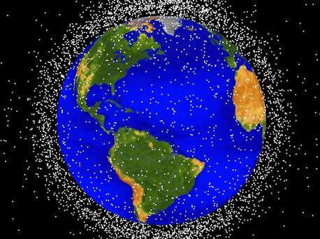 Trümmer in der Erdumlaufbahn Trümmer in der Erdumlaufbahn