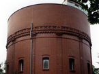 Der alte Wasserturm in Demmin beherbergt das Planetarium.
