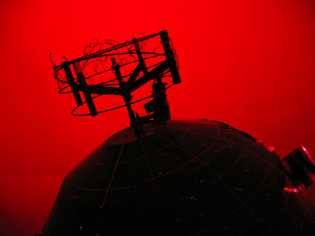 Der Planetariumsprojektor wurde von Horst Hildebrand aus Nordhausen gebaut.
