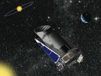 Künstlerische Darstellung des Kepler-Weltraumteleskops auf der Suche nach erdähnlichen Exoplaneten.