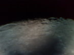 Mond 350x Vergrösserung / Polfilterung April09